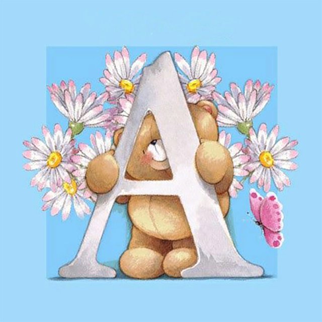 Cuadros Decorativos Diamond Painting 5D Rhinestone Cartoon Bear Full Round Drill Kit (B1012) Tmvgtek embutido en tela