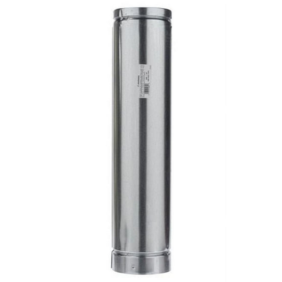 Selkirk Round Gas Vent Pipe 5 " Dia. #5rv-24 Type B 500 Deg. Al 100 Mbtu/Hr. Ul Case of 2