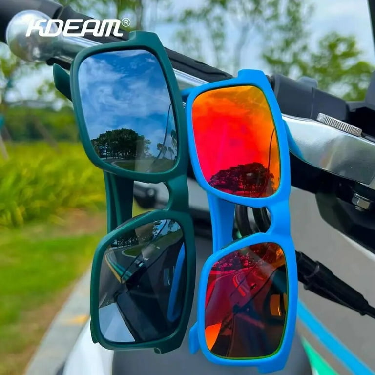 KDEAM Original Design Luxury Men Polarized Sunglasses Sports Driving Square  Sun Glasses Fashion Women Shades UV400 Lens Eyewear