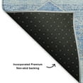 thumbnail image 5 of Addison Rugs Mayfield Premium Machine Washable Transitional Aztec Blue Rectangle Rug, 3' x 5', 5 of 7