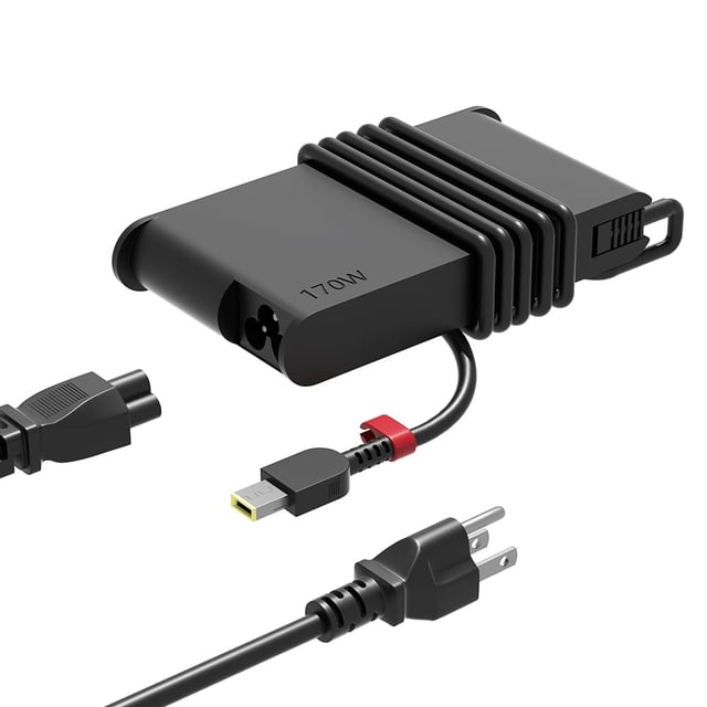 SLRIOYS Cargador Slim de 170W Compatible con Lenovo IdeaPad Yoga Pro/Slim/Creator 9 7 5 LOQ 15 16 Legion Slim 5 7 R720 Y730 Y720 Y540 ThinkPad P1 P53 P52 P51 P50 P70 P71 P72 P17 P16 P15 Laptop