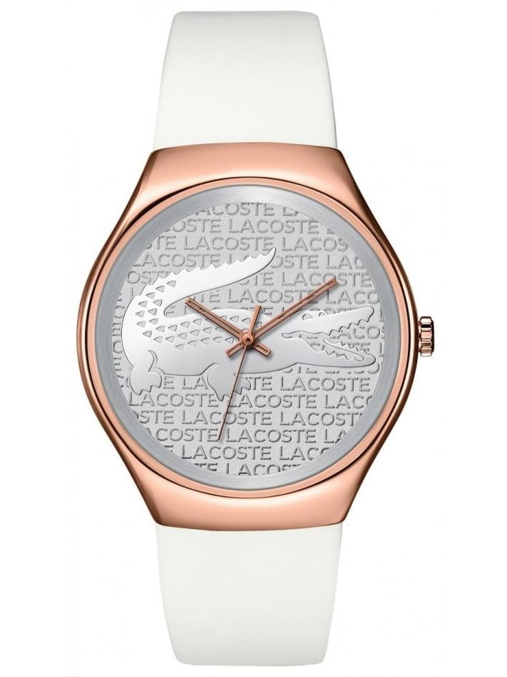 lacoste rose gold sneakers