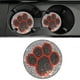 thumbnail image 1 of Posavasos universales para coche | Platillo de silicona antideslizante con diseño de huella de perro | Aislamiento térmico y reducción de ruido para uso en el automóvil, el hogar o la oficina, 1 of 9