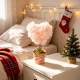 thumbnail image 5 of 8.3 Inch Heart Mesh Topiary Tree,Artificial Potted Plant Table Decor for Living Room Shelf And Farmhouse Style Display, 5 of 6