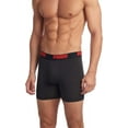 thumbnail image 2 of PUMA Men's 3 Pack Performance Boxer Briefs Large Black, 2 of 7