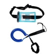 thumbnail image 1 of Spring Coil 10ft Surfboard Leash (11 Colores) para de Paddle Surf Inflable + Impermeable Azul, 1 of 9