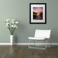 thumbnail image 3 of Trademark Fine Art "Beavertail Sunset" Canvas Art by Michael Blanchette Photography White Matte, Black Frame, 3 of 4