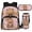 Ice Cream Capybara Print, variant on Bulopur Cute Capybara Print Kids Backpack Set 4 Pcs Lightweight Waterproof Kids School Bag with Lunch Bag, Pencil Case and Water Bottle Cover for Girls Ages 5-12