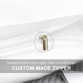 thumbnail image 4 of PiccoCasa Pure Cotton Pillowcases 2 Pcs Soft with Zipper White Queen, 4 of 7