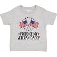 thumbnail image 3 of Inktastic Military Veteran Daddy Proud Son Daughter Boys or Girls Toddler T-Shirt, 3 of 5