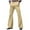 Khaki, variant on Mens Bell Bottom Pants 70s 2026 Retro Casual Flared Trousers Dress Pants with Pockets 70s Disco Outfits