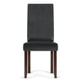 thumbnail image 6 of Simpli Home Acadian Parson Dining Chair (Set of 2) in Distressed Black, 6 of 8