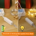 thumbnail image 6 of Nordic Hygge 32FT(16FT*2) Lipstick Rechargeable Fairy Lights, Warm White, 6 of 8