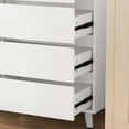 thumbnail image 5 of FUFU&GAGA Sideboard Wine Cabinet Tea Cabinet Kitchen Cupboard Buffets Sideboards White, 5 of 5