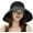 Black, variant on CoCopeaunts Women's Sun Hats Rain Hats UV Protection Bucket Hats Wide Brim Cap Casual Breathable Hiking Foldable Ride Travel Gardening