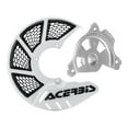thumbnail image 1 of Acerbis X-Brake Vented Front Disc Cover with Mounting Kit White/Black Compatible With Gas Gas EX 300 2021, 1 of 1