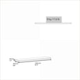 thumbnail image 4 of Floating Shelves Set of 2, Modern Wall Mounted Space Saver | Matte Gray | Engineered Wood, 4 of 7