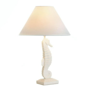 Cream Colored Mermaid Table Lamp 21, Empire Table Lamp Cb20
