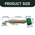 thumbnail image 2 of Cqxid Hand Press Wheel Roller Press Tool Under $20 Woodworking Tools 40mm Silicone Seam Roller Double End Seam Roller With 6mm Detail Roller Seam Roller Welding Handheld For PVS/TPO/ Welding, 2 of 8