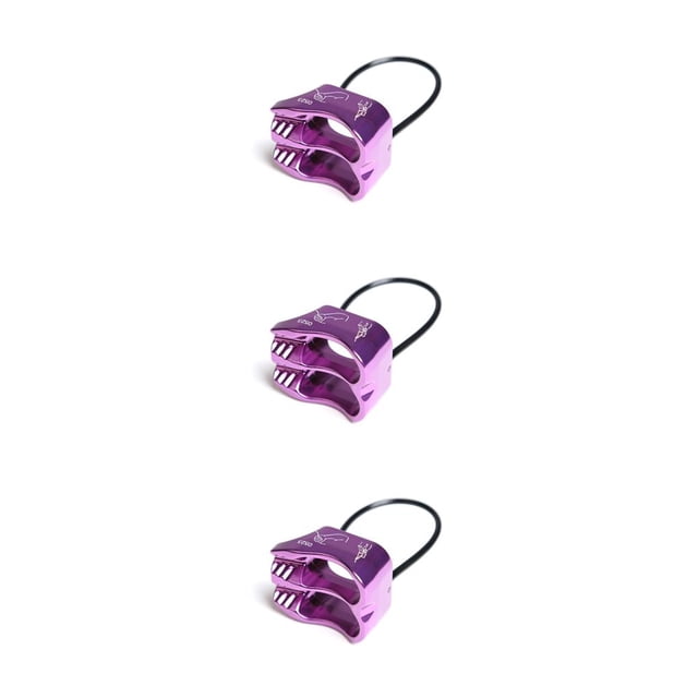 Soidarity Escalada en roca Belay Rappel Device V-Grooved Mountaineering Descender Gear Trabajo aéreo Escaladores Downhill Purple Type1 NO1 Soidarity CBP264163