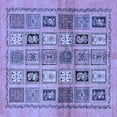 thumbnail image 1 of Ahgly Company Indoor Square Abstract Blue Modern Area Rugs, 8' Square, 1 of 4