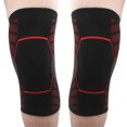 thumbnail image 4 of Protector de Rodilla ANGGREK Rojo/Plata 1 Par Para Soporte Y Protección Para Correr Y Montar A Caballo Talla L XL, 4 of 8