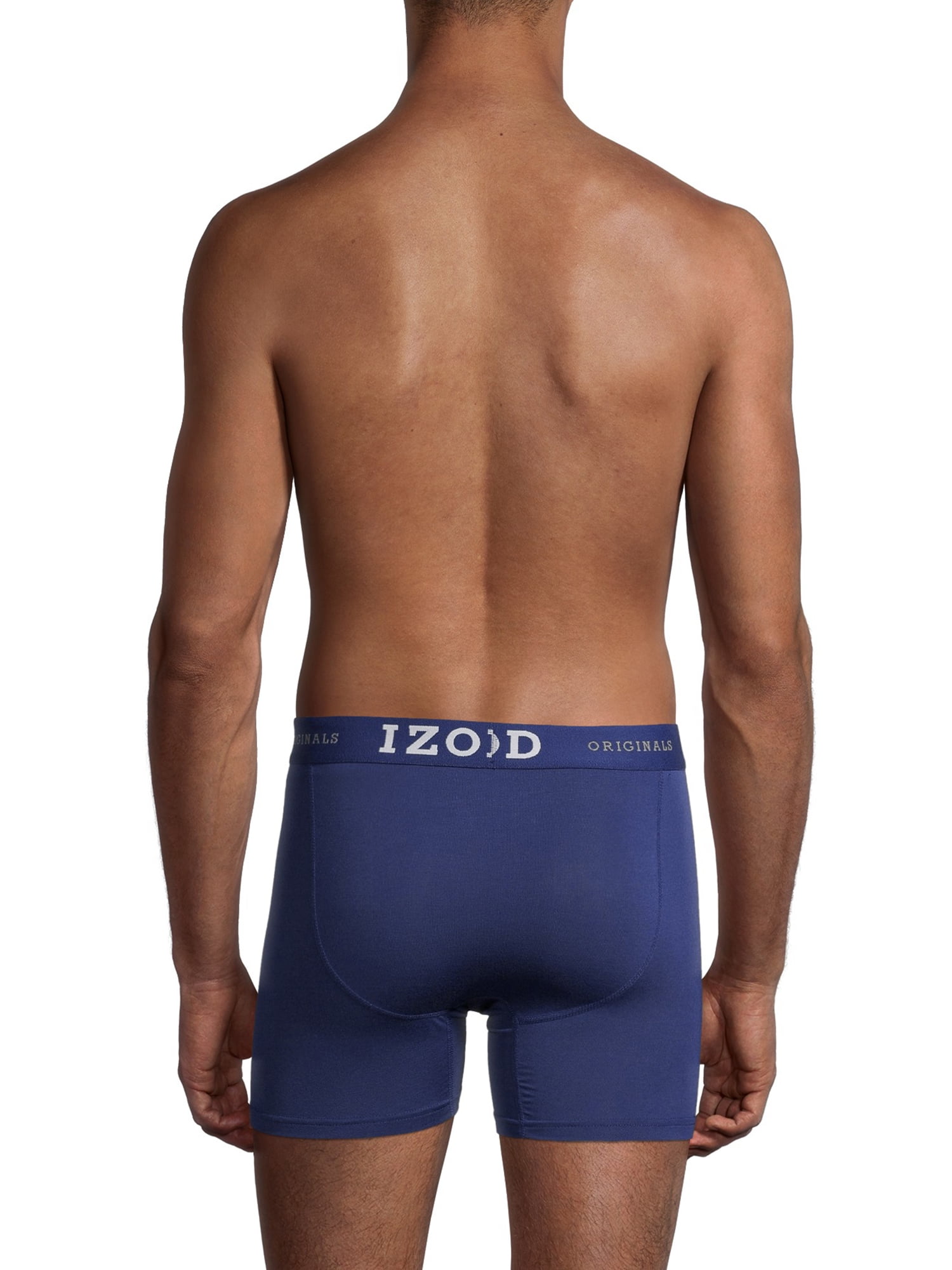 Buy IZOD Men's Mid Thigh Boxer Brief Underwear, 3Pack, 5.5 Online at