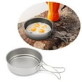 thumbnail image 2 of Jesscasday Durability Camping Plate Dish Heat Resistant Titaniums Backpacking Essential, 2 of 20