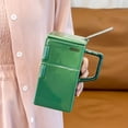 thumbnail image 6 of Creative Retro Refrigerator Square Water Cup with Covered Stainless Straw Ceramic Cup Funny Office Couples Gift Coffee Mugs (Yellow,501-600ml), 6 of 6