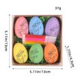 thumbnail image 2 of Easter Decorations Kokovifyves Easter Savings Clearance 2024! Easter DIY Hand-painted Easter Eggs Bunny Eggs Children's Handmades Gifts with Built In Paint Pen 6ml, 2 of 2