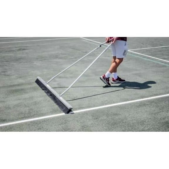 BuyBocceBalls Listing - Tennis Court Maintenance - Drag Brushes and Lute, 6' - Hand Model Coarse (136-3042c)