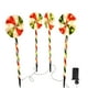 thumbnail image 2 of Paquete de 4 luces navideñas para exteriores Fiudx 80 luces LED de piruleta de menta decoraciones de bastón de caramelo cálido, 2 of 5