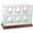 Cherry, variant on Perfect Cases and Frames Six Upright Baseball Display Case