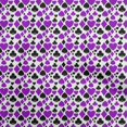 thumbnail image 1 of oneOone Polyester Spandex Violet Fabric Poker Card Craft Projects Decor Fabric Printed By The Yard 56 Inch Wide, 1 of 4