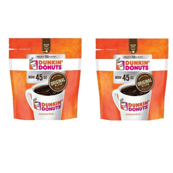 Product of Dunkin Donuts Ground Coffee, 45 oz.(Pack of 2)
