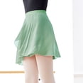 thumbnail image 6 of Womens Sheer Ballet Skirt Adjustable Waist Ties Dance Gymnastic Over Scarf Dance Short Wrap Skirt Tutus for Leotards, 6 of 9