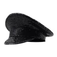 thumbnail image 2 of Pink Season Performance Sequin Hat Unisex Lightweight Party Cosplay Sergeant Cap Festival Photo Prop Women Men Captain Birthday Sailor Hat, 2 of 2