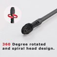 thumbnail image 2 of Spiral Ear Cleaner Earwax Removal Kit Metallic Ear Cleaner Double-Ended Spiral Scraper Black, 2 of 5