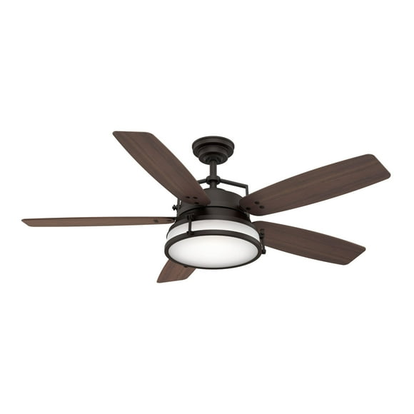 Casablanca Ventilateur de Plafond Intérieur / Extérieur avec Lumière LED et Contrôle Mural