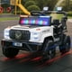 thumbnail image 2 of Kids House Carrito Electrico Montable para Niños Turbo Cruiser, Diseño de Policia, Color Blanco, Carrito de Control Remoto y Manejo Directo, con Luces, Estereo y Pedales Funcionales, 2 of 8