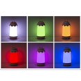 thumbnail image 4 of Linda Lámpara De Escritorio 7 Colores Lámpara De Ambiente 800 Mah Mesa Recargable Luz De Noche Blanco Frío + Amarillo Cálido Lámpara Para Niños Al Lado Del Dormitorio Cuarto De Niños Rosa Monstrate HA015746-00, 4 of 7