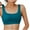 Navy, variant on Ltctricy Sports Bras for Women Seamless Square Neck No Underwire Lightly Padded Yoga Bras Comfortable Everyday Bralettes