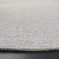 thumbnail image 3 of SAFAVIEH Abstract Rumen Solid Color Area Rug, Ivory/Silver, 6' x 6' Round, 3 of 10