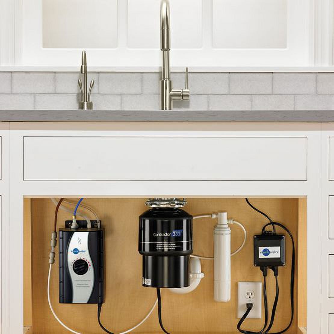 InSinkErator Contractor Series Pro 333 Garbage Disposal, 3/4 HP with Cord in Black - 79343A-ISE