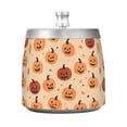 thumbnail image 7 of Yayeee Ashtray with Lid for Cigarette Smokeless Stainless Steel Home Ash Holder, Colorful Halloween Pumpkin Pattern, 7 of 7
