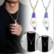 thumbnail image 2 of Israel Flag Map Pendant Necklace Gold Silver Chain Jewelry Gift, 2 of 5