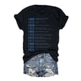 thumbnail image 1 of LUOGENLI T-shirts pour Femmes T-shirts Décontractés à Col Rond / Manches Courtes pour Confort & Style T-shirts Grandes Tailles pour la Saint-Patrick Noir TTG, 1 of 4