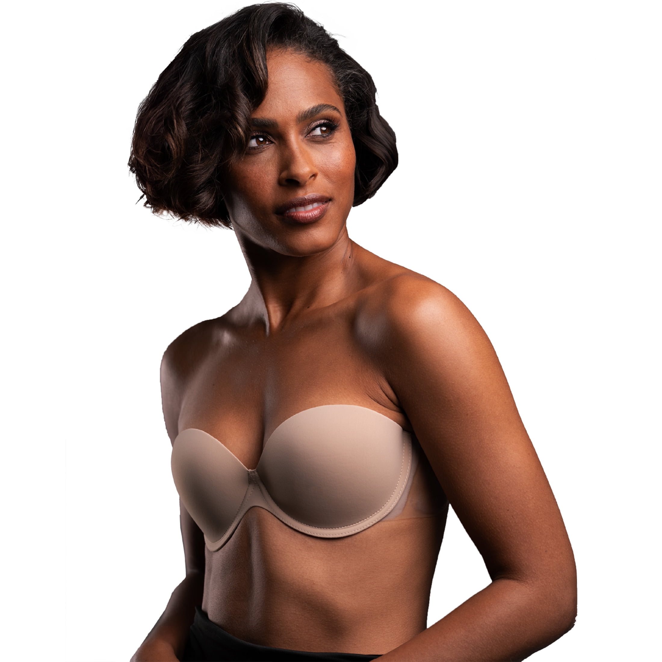 Fashion Forms Women's Plunge Backless Strapless Bra Nude