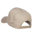 thumbnail image 3 of Peace RGY Rasta Patched Cap - Khaki OSFM, 3 of 5