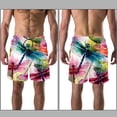 thumbnail image 3 of luoweisi Men's Beach Shorts Quick Dry Swim Trunks with Mesh Lining Dragonfly 2XL, 3 of 5